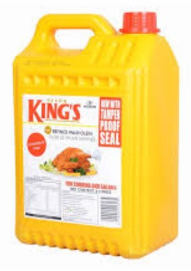 Kings Vegetable Oil 5L Carton