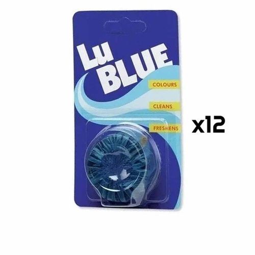 Lu blue toilet blocks